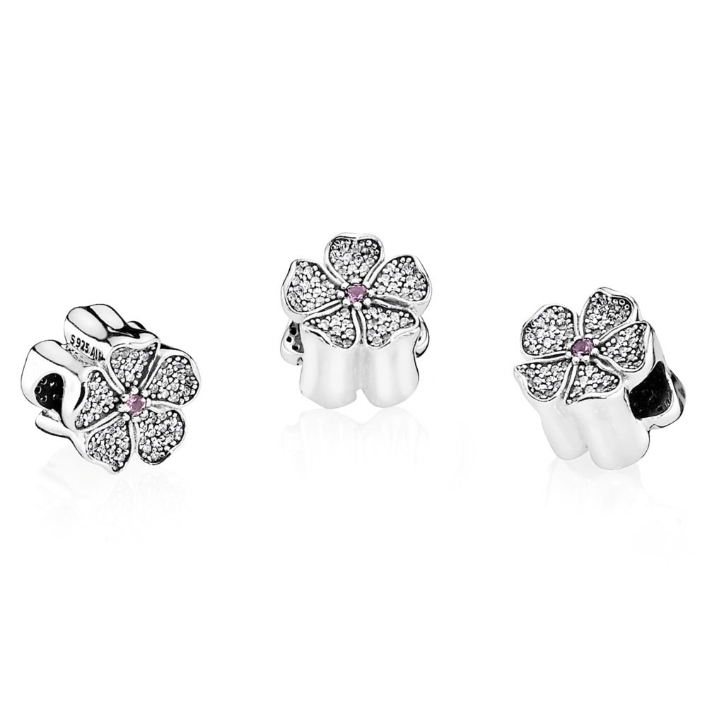 PANDORA Sparkling Apple Blossom Bedel - 791831Nbp