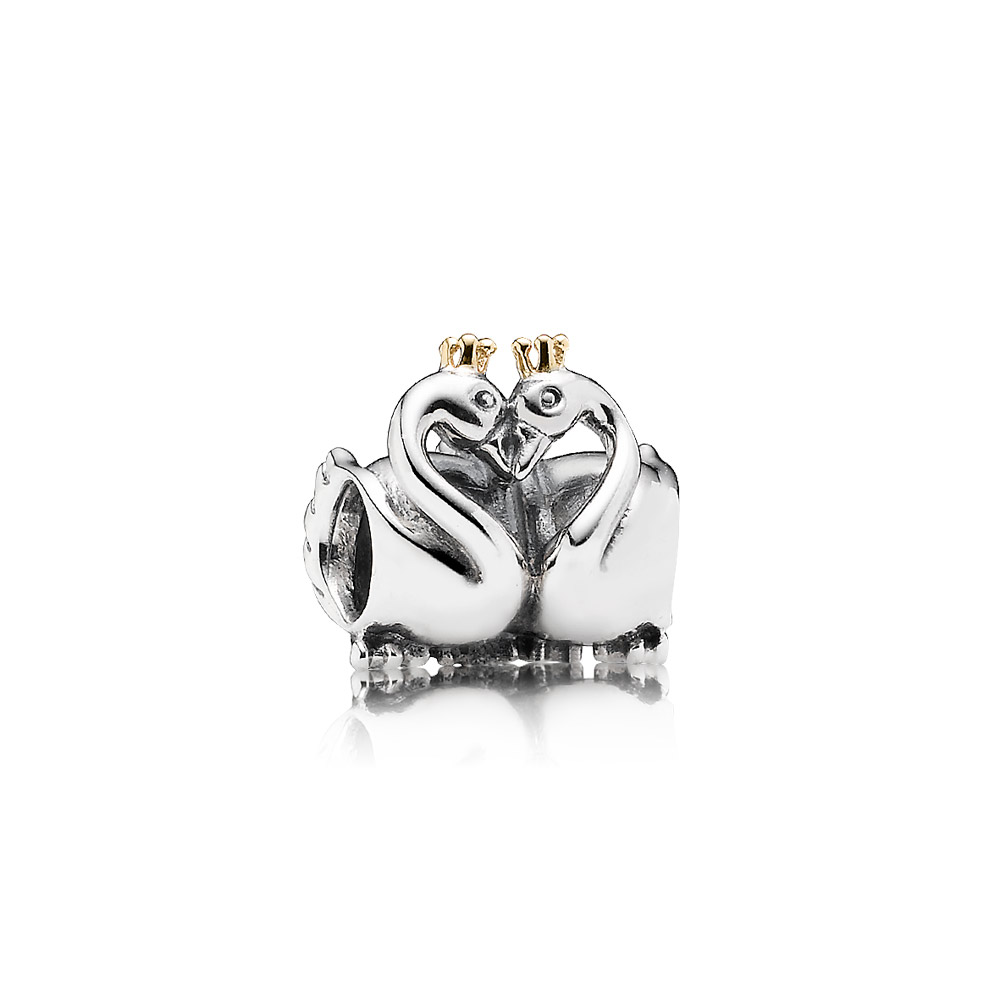 PANDORA Swan Embrace Bedel - 791189