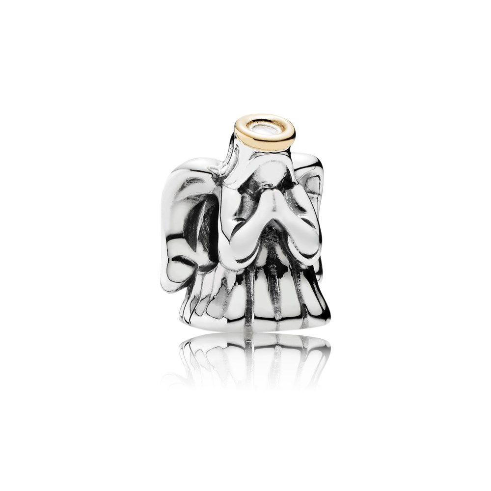 Pandora Zilver En 14K Goud Goddelijke Engel Bedel 791770