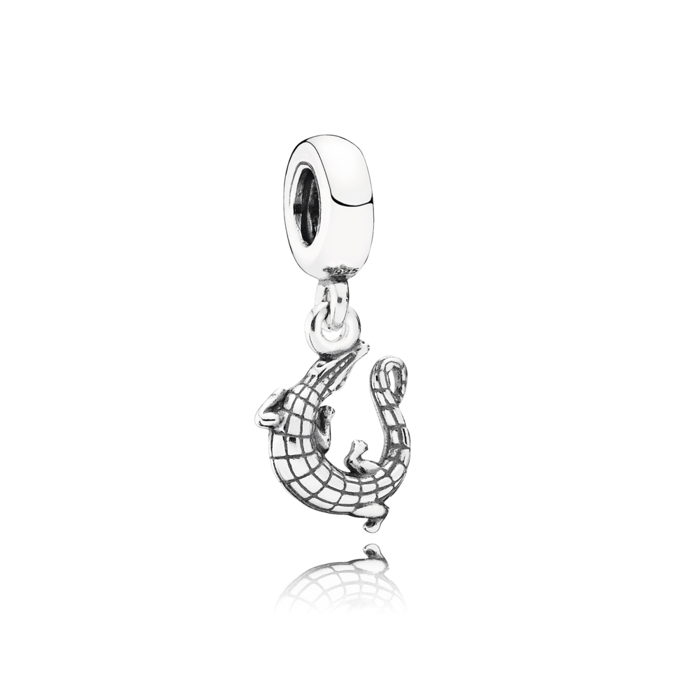 Pandora Zilveren Alligator Hangende Bedel 791509