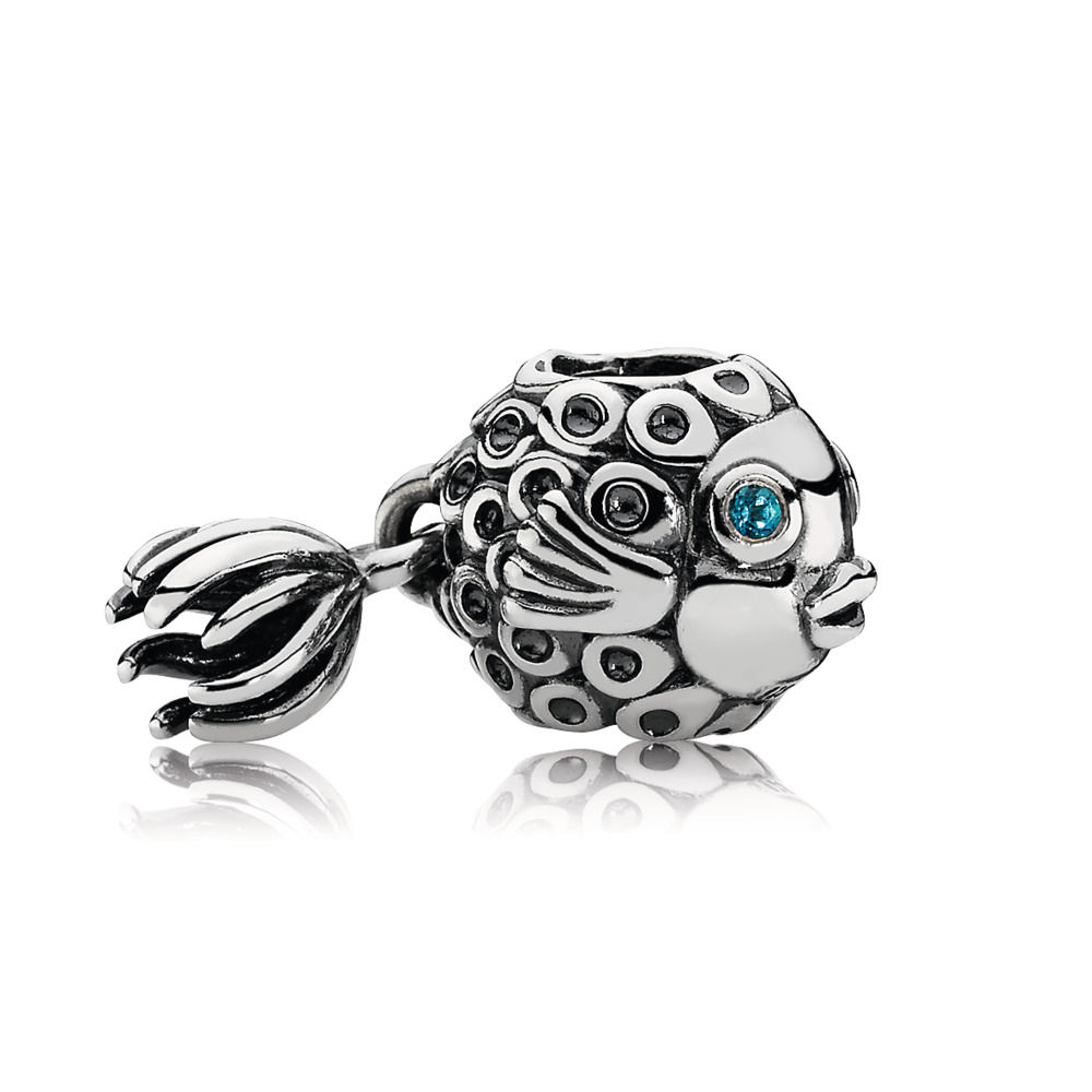 Pandora Zilveren Angel Fish Bedel 791108Tpp