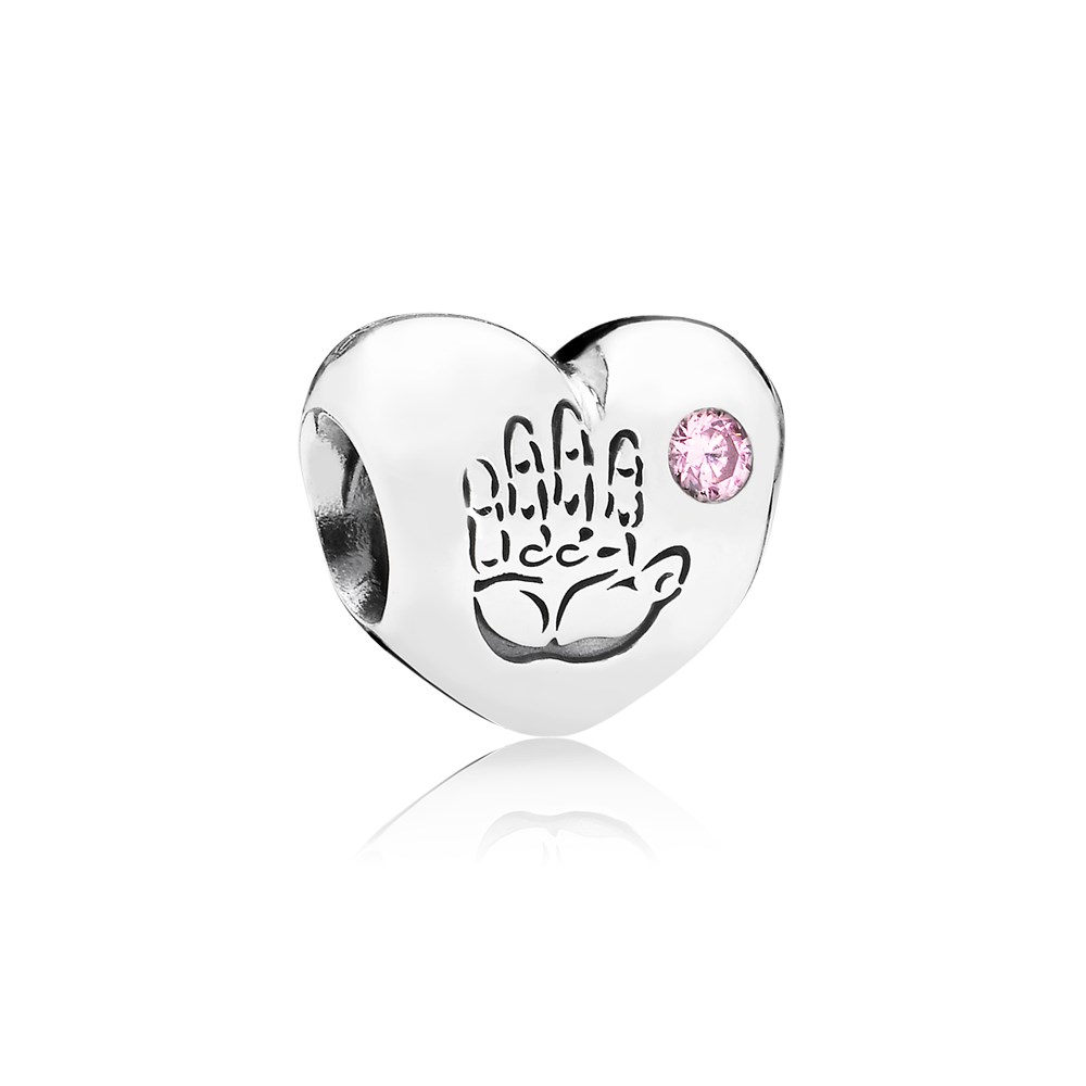 Pandora Zilveren Baby Meisje Bedel 791280PCZ