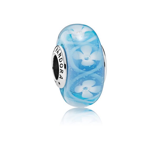 Pandora Zilveren Blue Bloom Bedel 791666