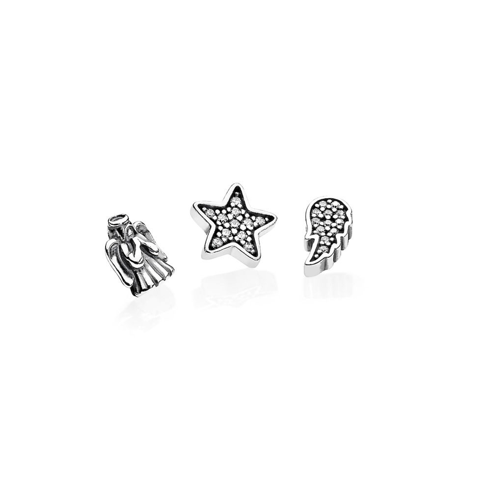 Pandora Zilveren Celestial Petites Medaillonensets Petite Element 792020CZ