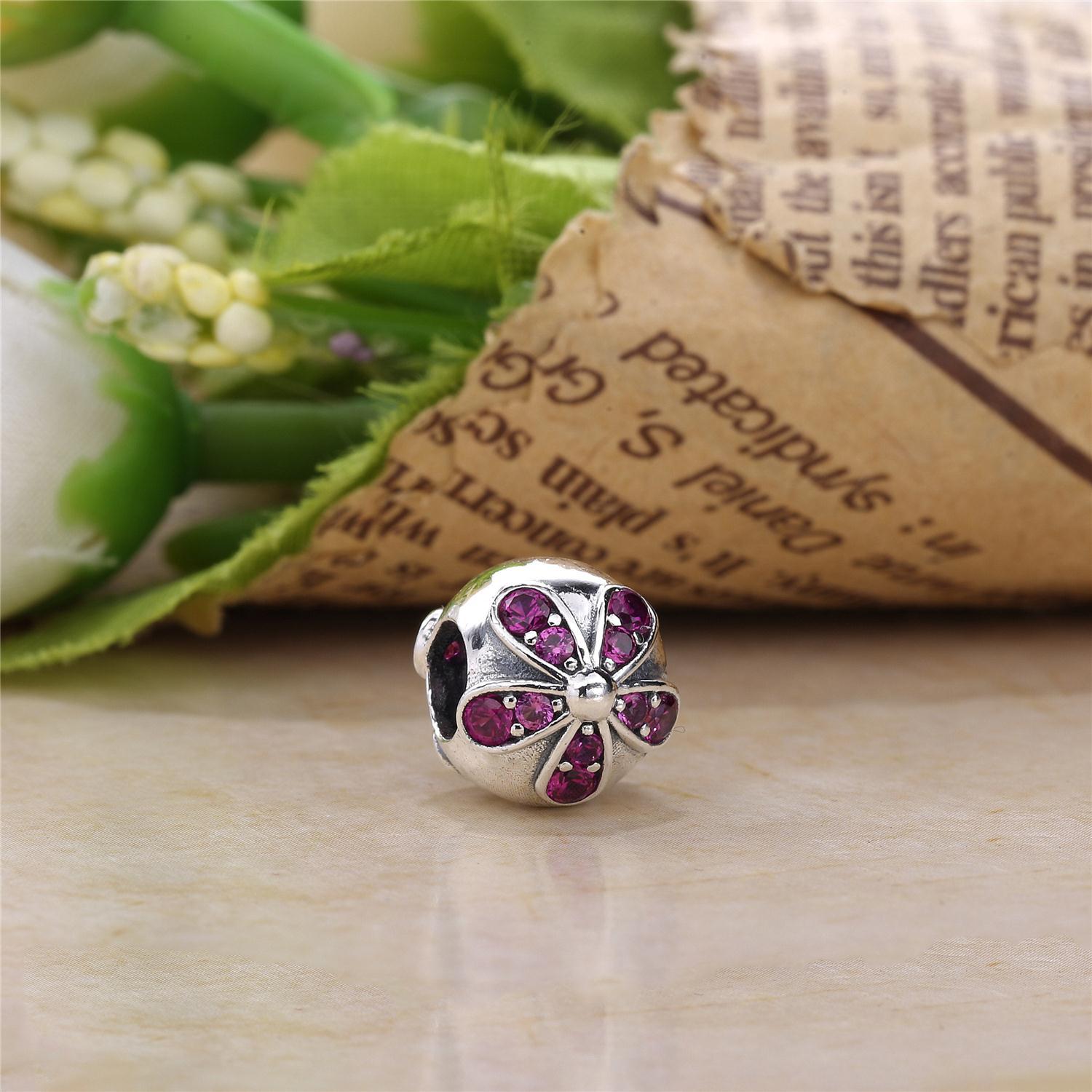 Pandora Zilveren Dazzling Daisies Clip 791493CZ