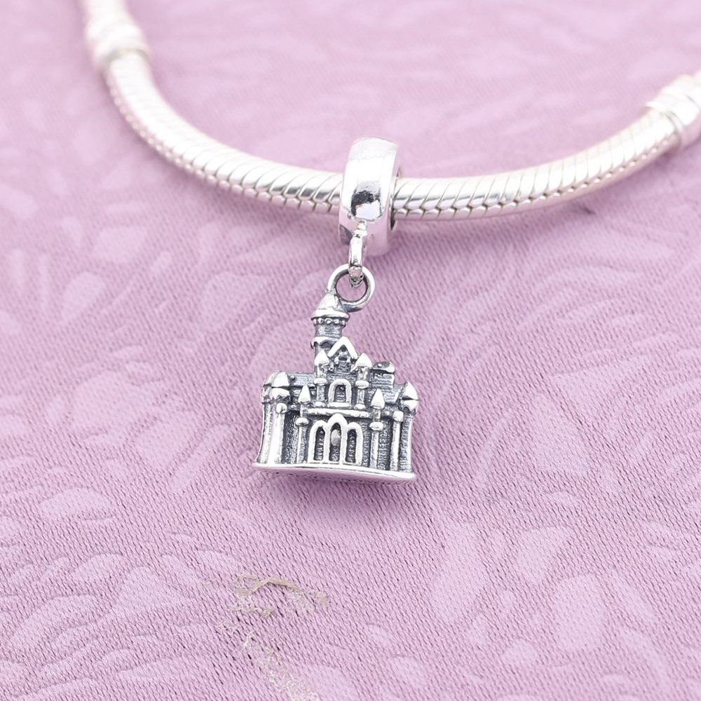 Pandora Zilveren Disney, Disneyland "Doornroosje Kasteel" Hangende Bedel 7501055889982P