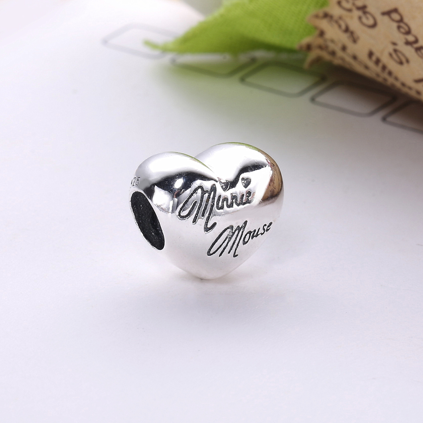 Pandora Zilveren Disney, Mickey Mouse Handtekening Bedel 7501057370325P