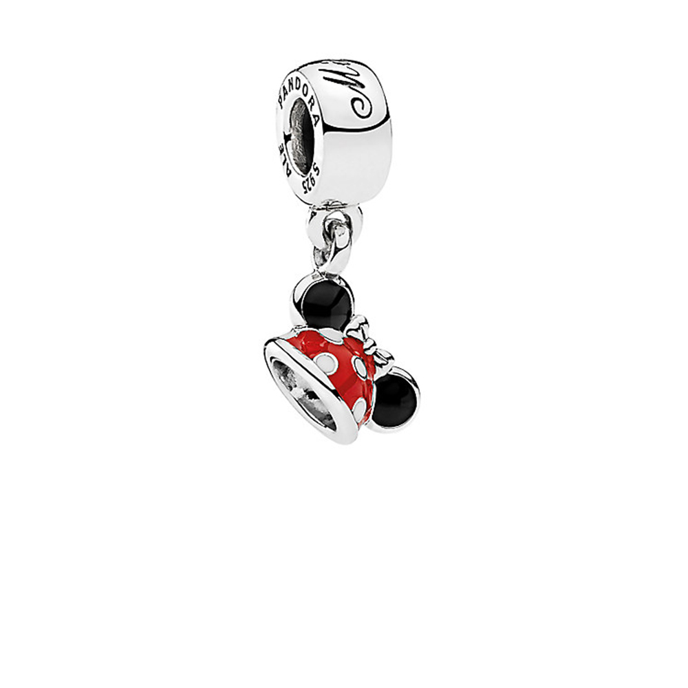 Pandora Zilveren Disney, Minnie Ear Hat Hangende Bedel 792122ENMX