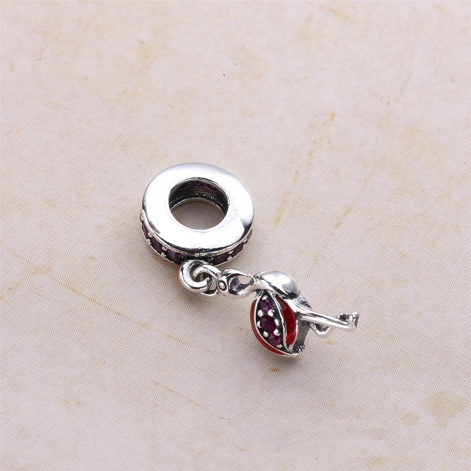 Pandora Zilveren Flamingo Hangende Bedel 791294CZs