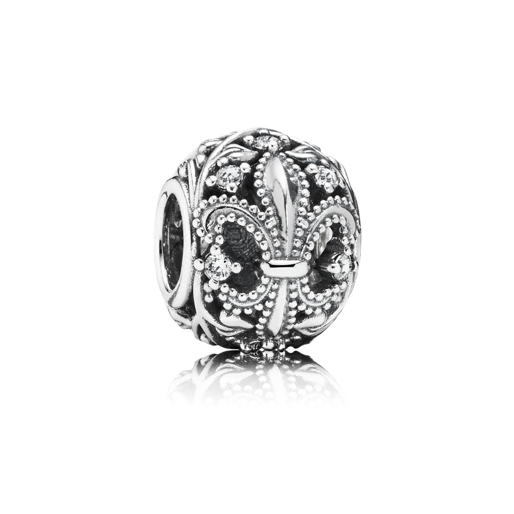 Pandora Zilveren Fleur De Lis Opengewerkte Bedel 791378CZ