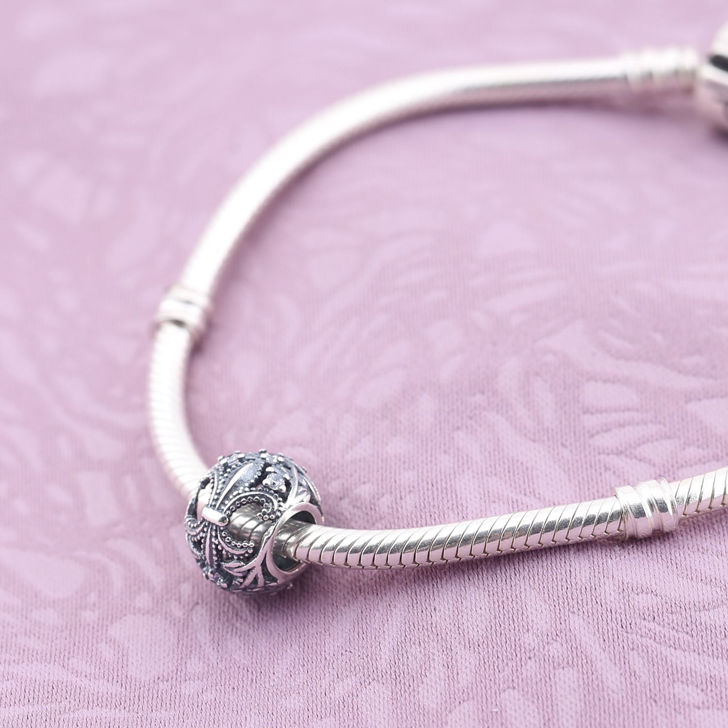 Pandora Zilveren Fleur De Lis Opengewerkte Bedel 791378CZ