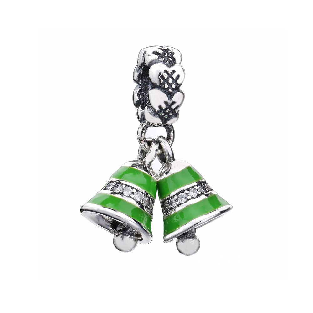 Pandora Zilveren Green Bells Hangende Bedel 791230A