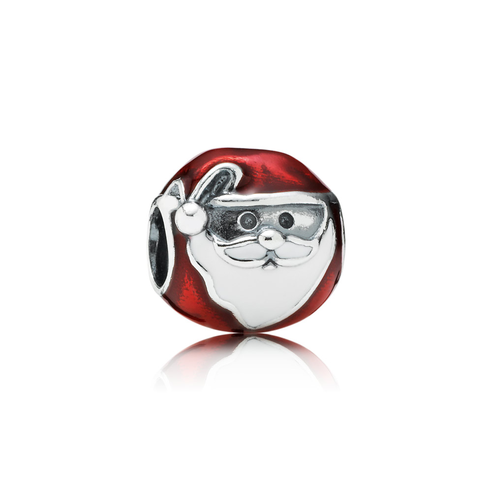 Pandora Zilveren Jolly Vader Kerst Bedel 791405ENMX