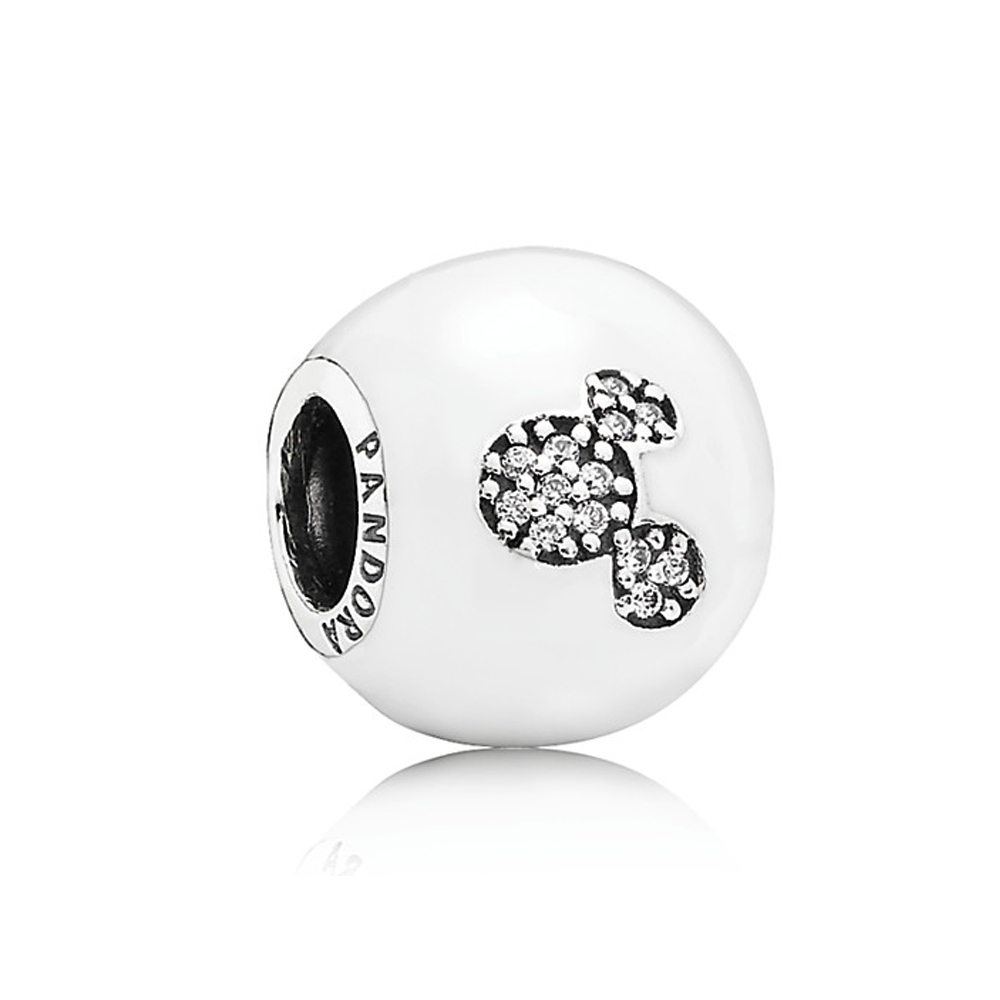 Pandora Zilveren Mickey Mouse "Ik Hou Van Mickey" Bedel 7501055880560P