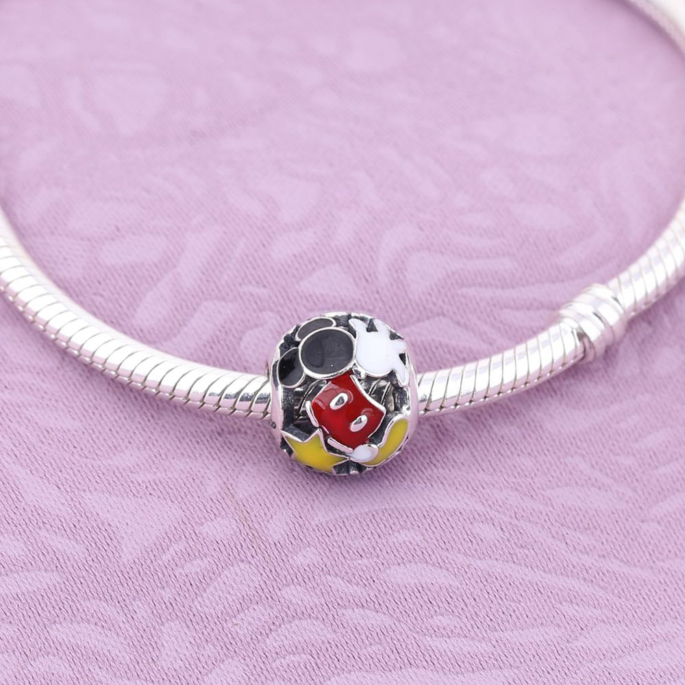 Pandora Zilveren Mickey Mouse "Mickey Mania" Bedel 7501055880561P