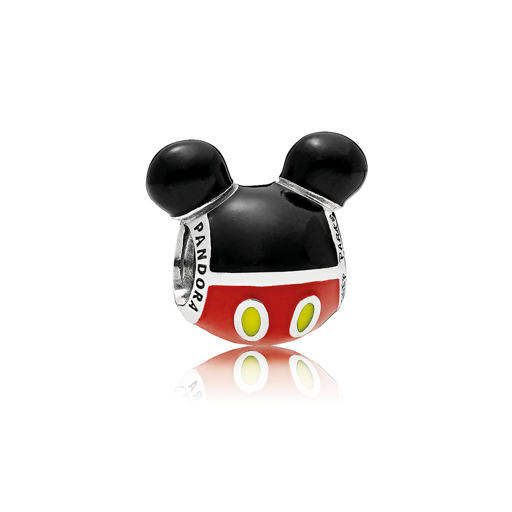 Pandora Zilveren Mickey Mouse Silhouet Pictogram Bedel 10Pnda-62868