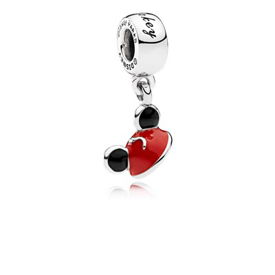 Pandora Zilveren Mickey Oor Hoed Hangende Bedel 792121ENMX