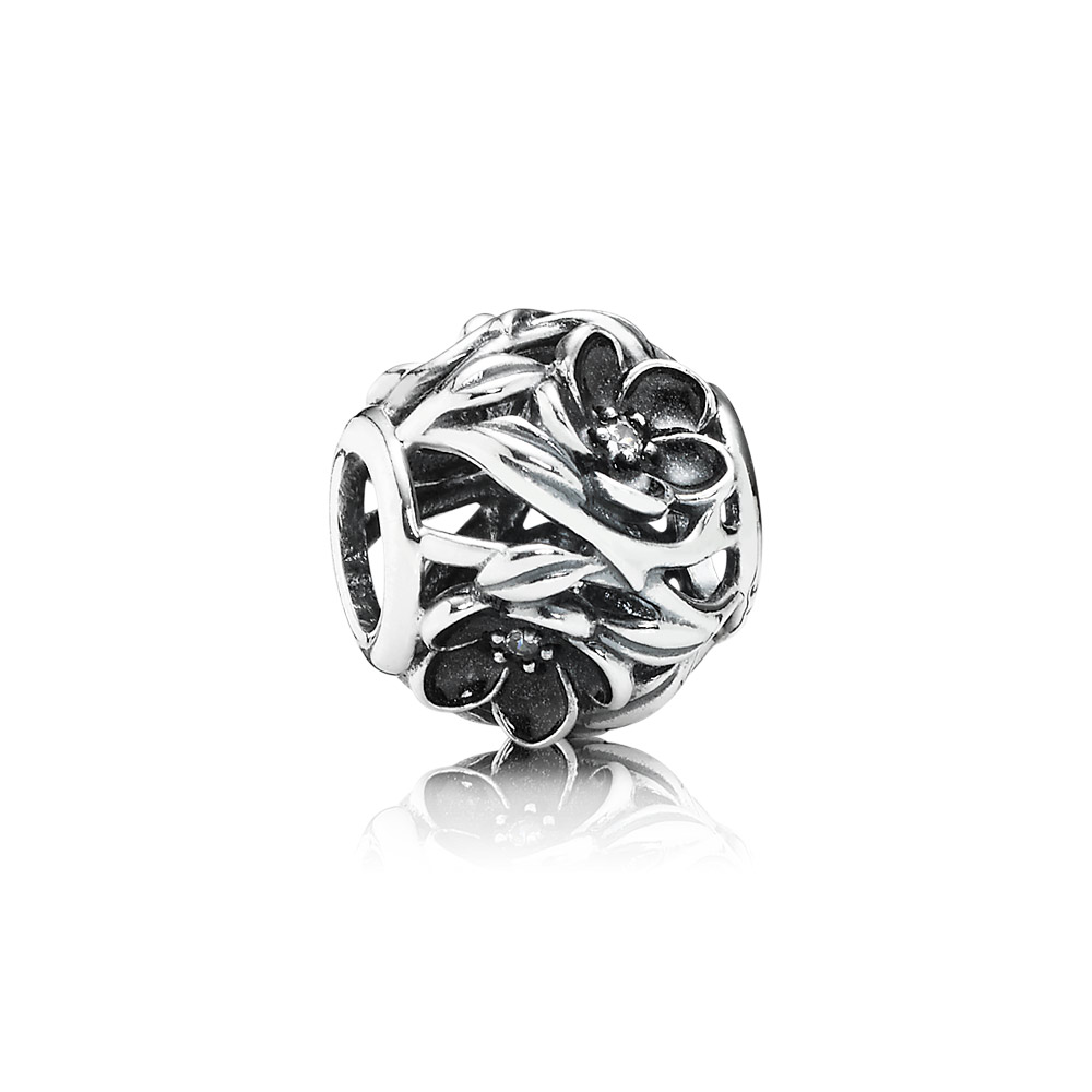 Pandora Zilveren Mystieke Bloemen Bedel 791409CZ