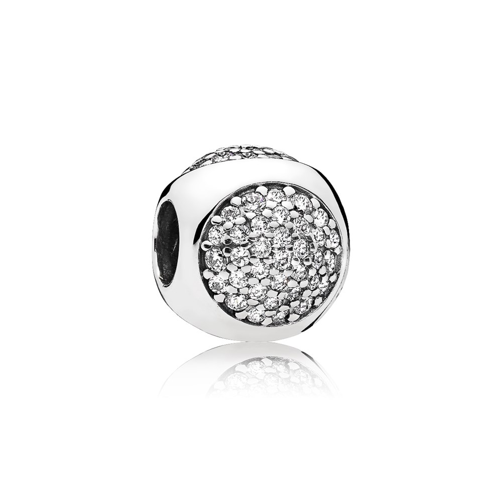 Pandora Zilveren Oogverblindende Druppel Bedel 796214CZ