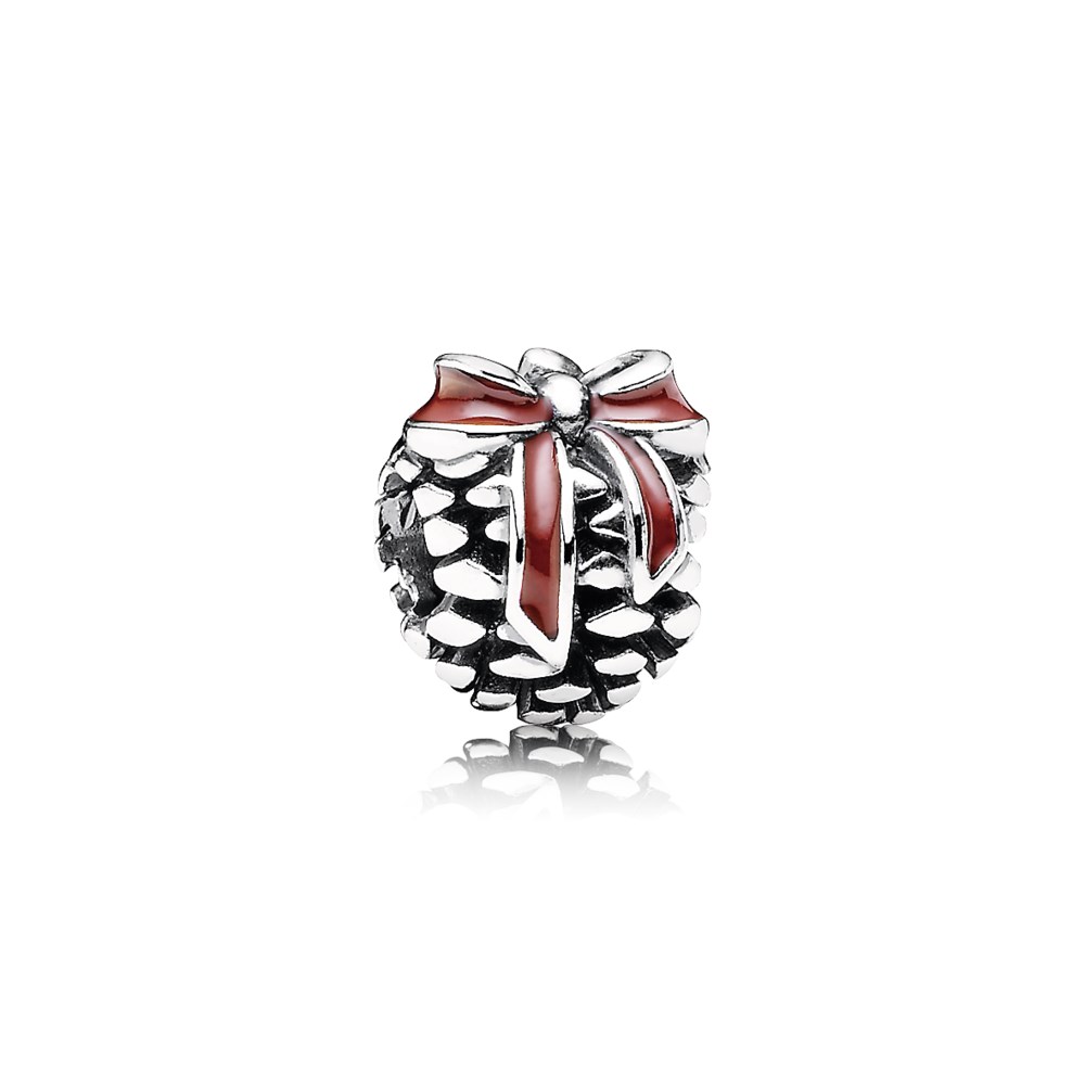 Pandora Zilveren Pinecone Bedel 791237En39