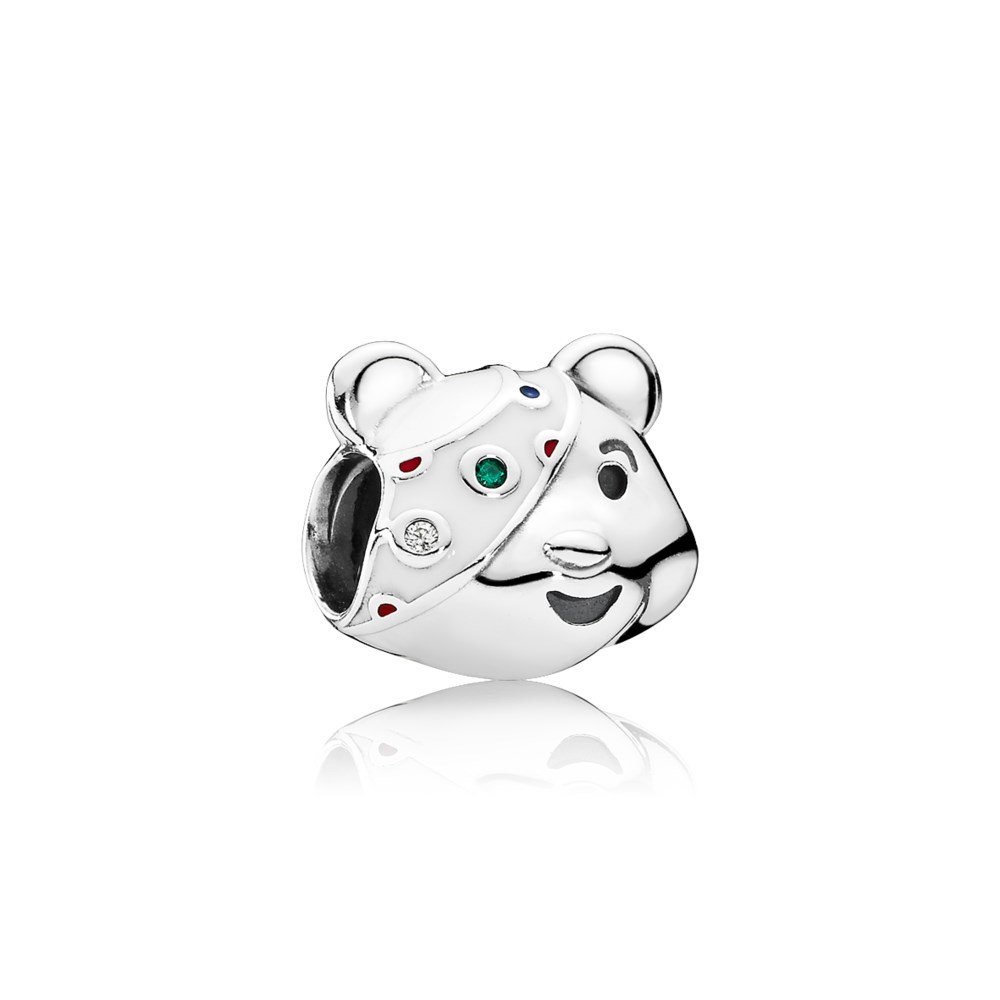 Pandora Zilveren Pudsey Bear Bedel 791789CZn