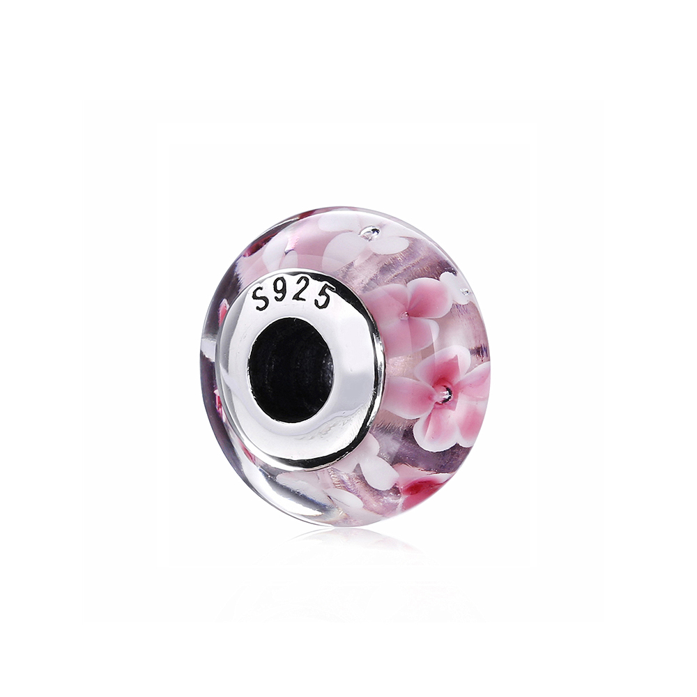 Pandora Zilveren Roze Bloem Bedel 791652A