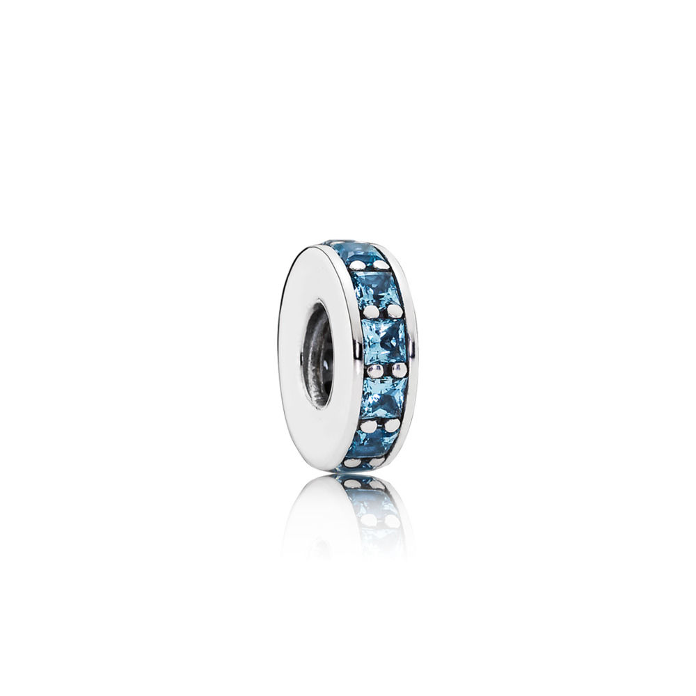 Pandora Zilveren Sky Blue Eeuwigheid Spacer 791724Nbs