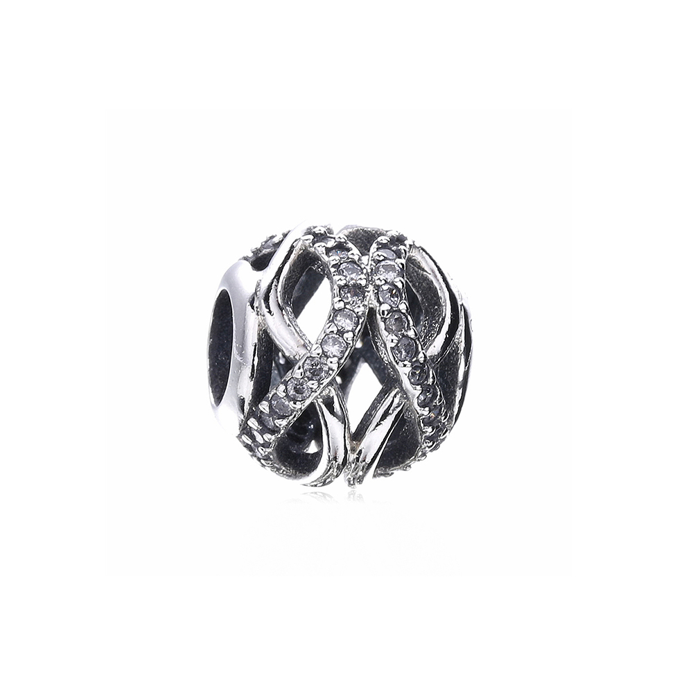 Pandora Zilveren Sprankelende Galaxy Openwork Bedel 791388CZa