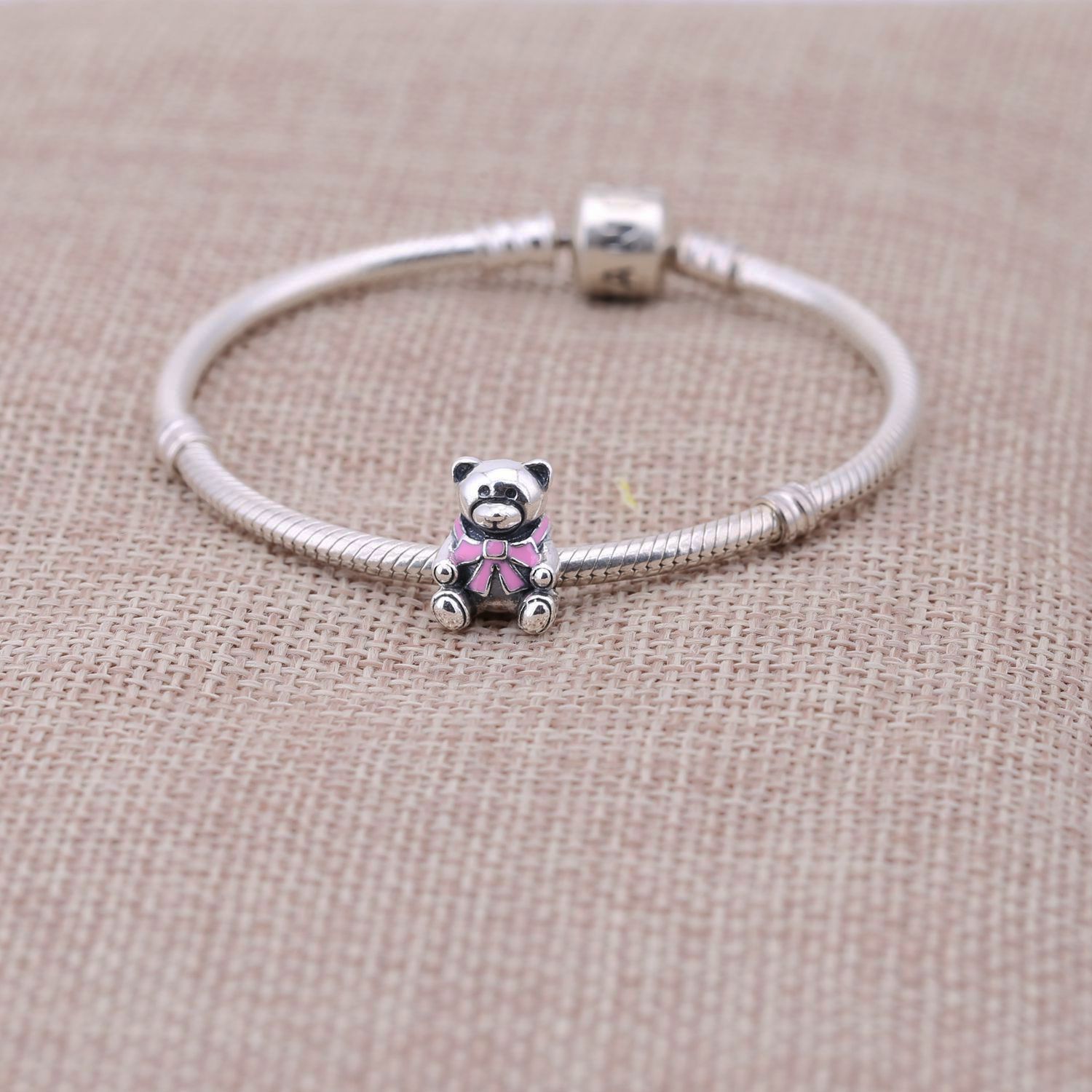 Pandora Zilveren Teddybeer Bedel 791124En24