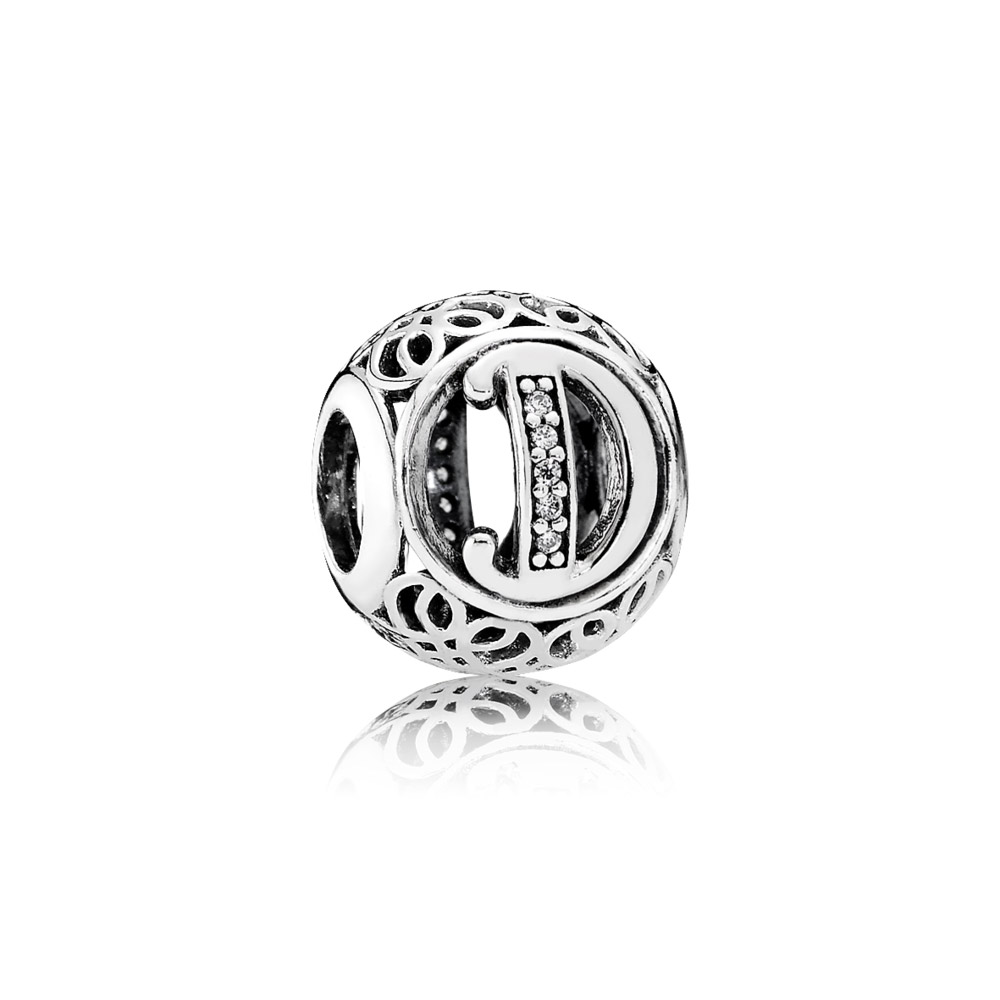 Pandora Zilveren Vintage D Bedel 791848CZ