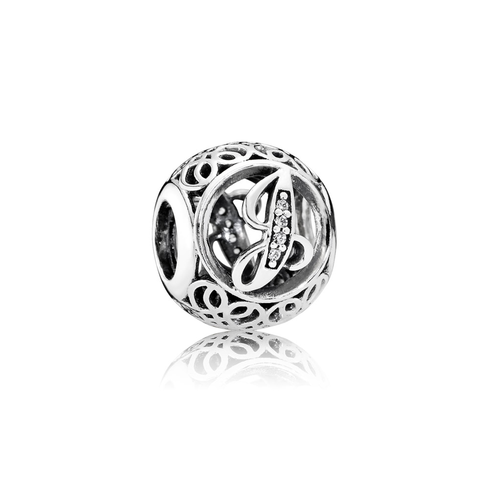 Pandora Zilveren Vintage J Bedel 791854CZ