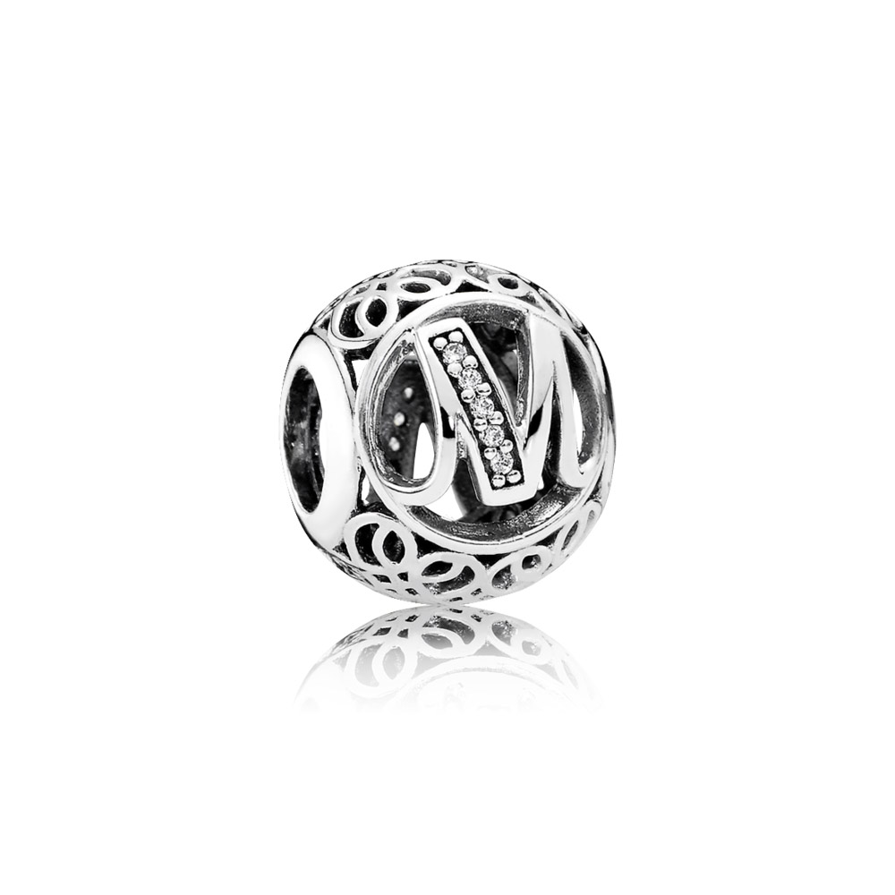 Pandora Zilveren Vintage M Bedel 791857CZ