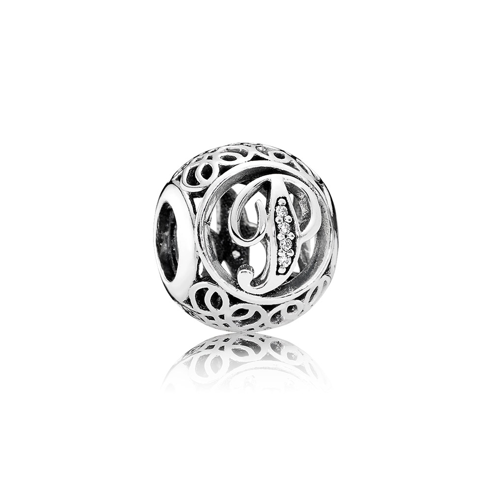 Pandora Zilveren Vintage P Bedel 791860CZ