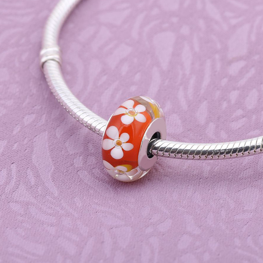 Pandora Zilveren Wilde Bloem Tribute Bedel 791636