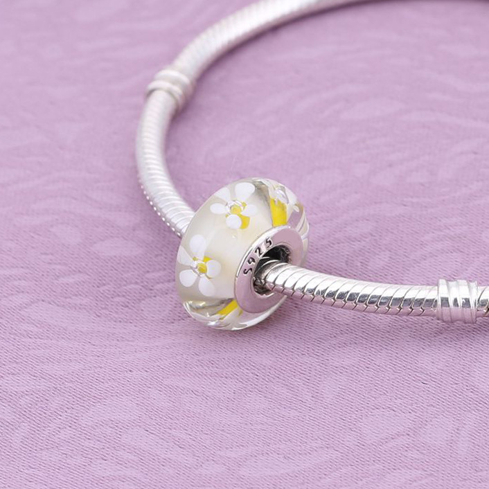 Pandora Zilveren Wilde Bloem Tribute Bedel 791636