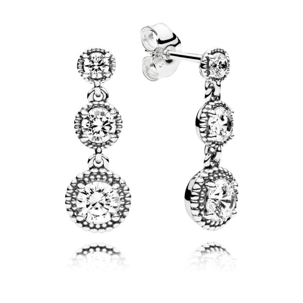 PANDORA Eternal Elegance Drop Earrings - 290742CZ