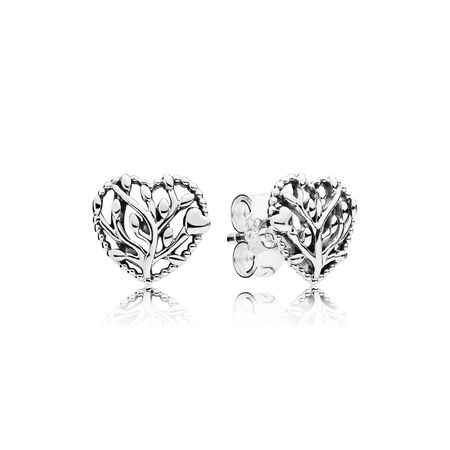 PANDORA Flourishing Hearts Oorbellen 297085