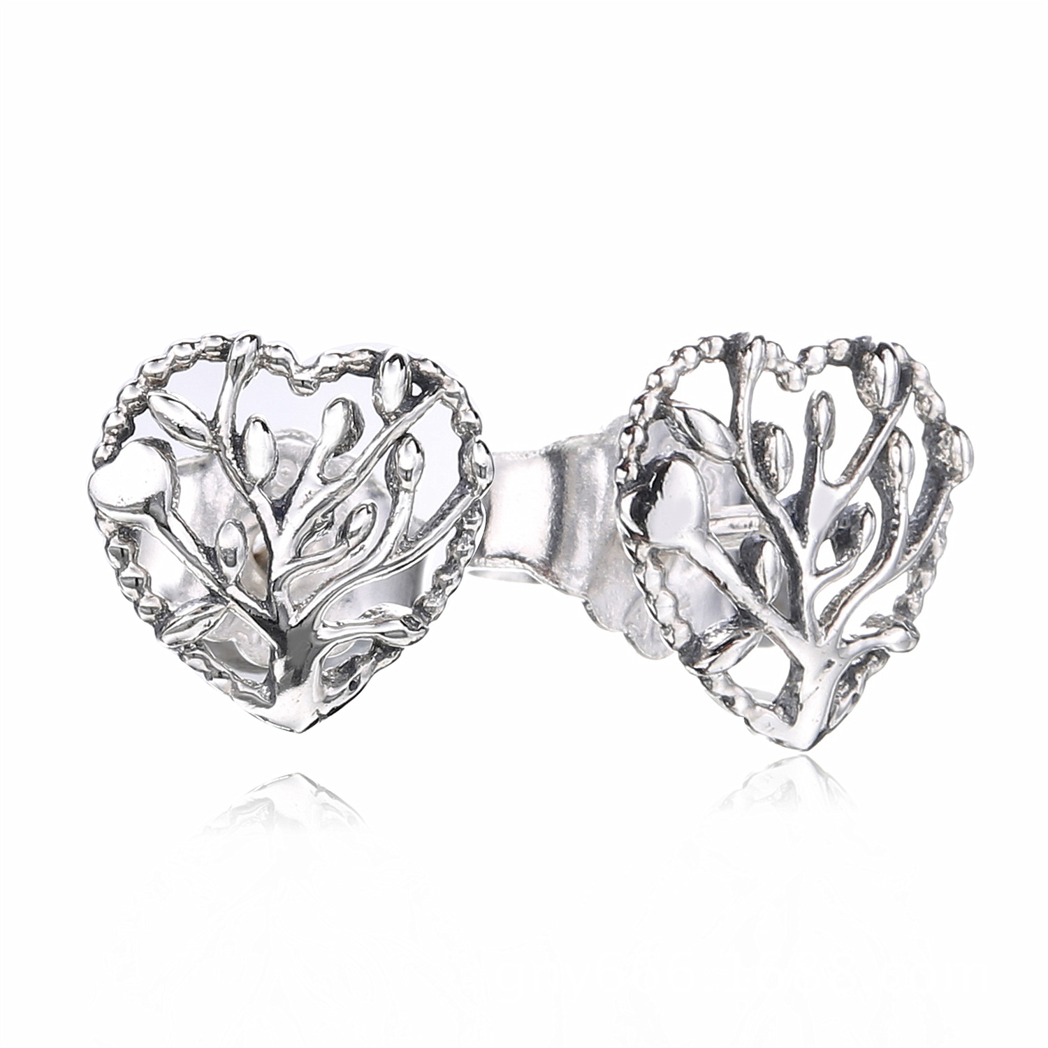 PANDORA Flourishing Hearts Oorbellen 297085