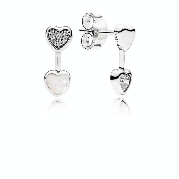 PANDORA Hearts Of Love Stud Earrings - 290750CZ