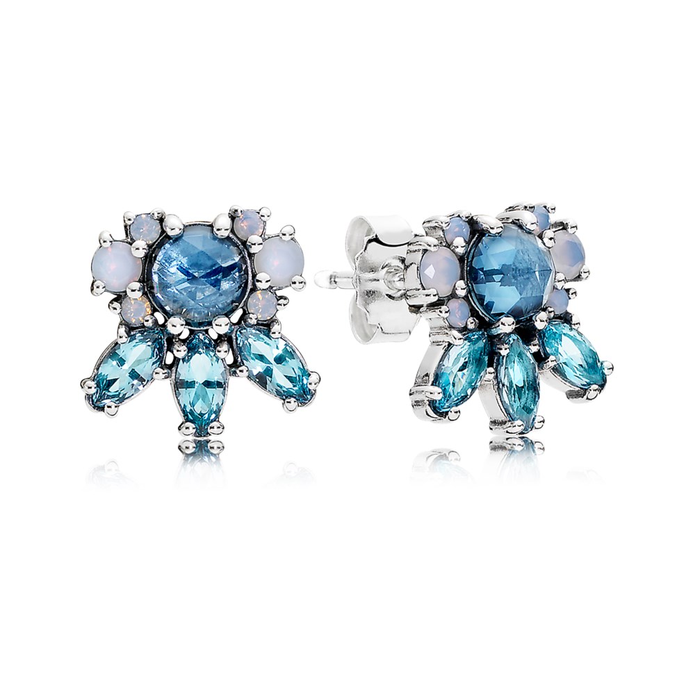 PANDORA Patterns Of Frost Stud Earrings - 290731Nmbmx