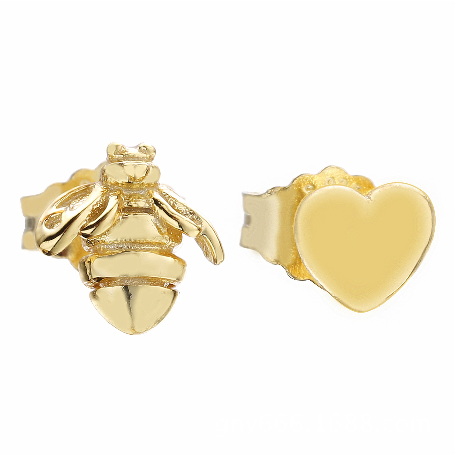 Pandora Shine Heart & Bee Oorbellen 267071