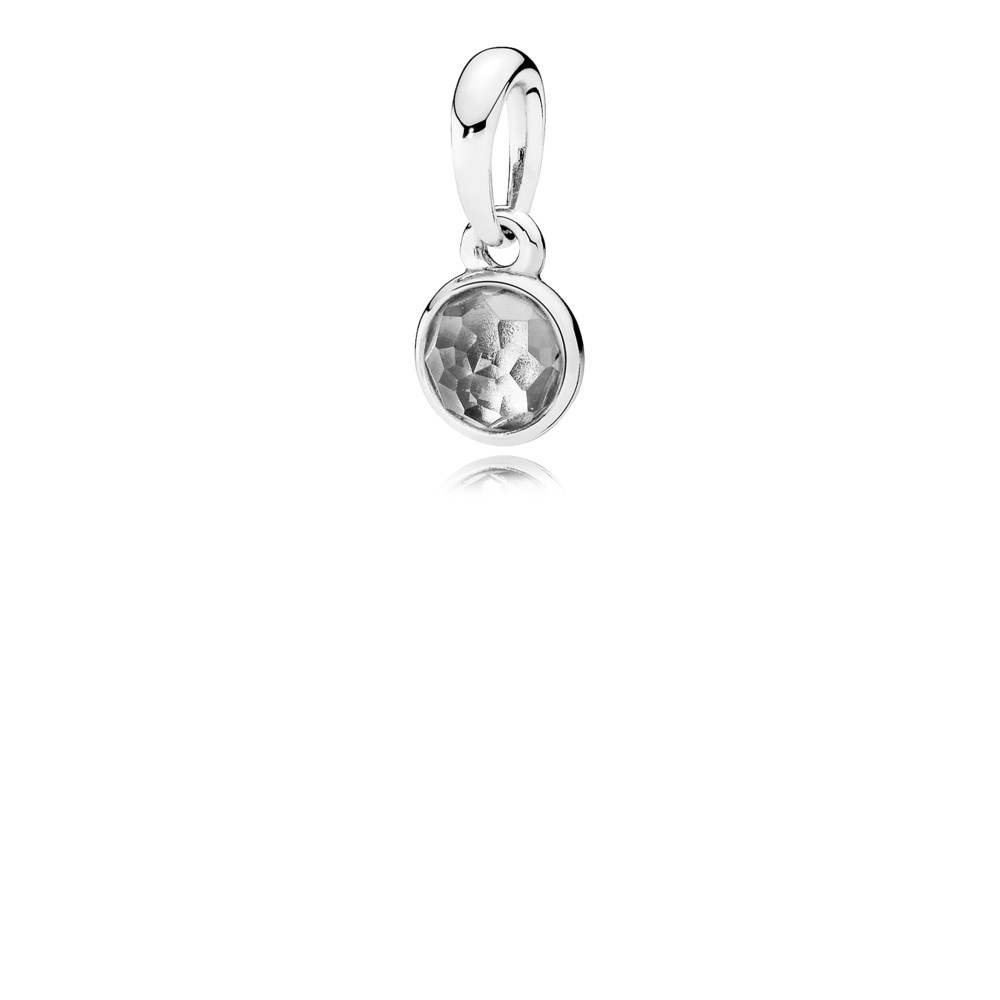 PANDORA April Droplet Pendant - 390396Rc