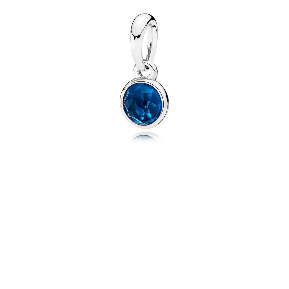 PANDORA December Droplet Pendant - 390396Nlb