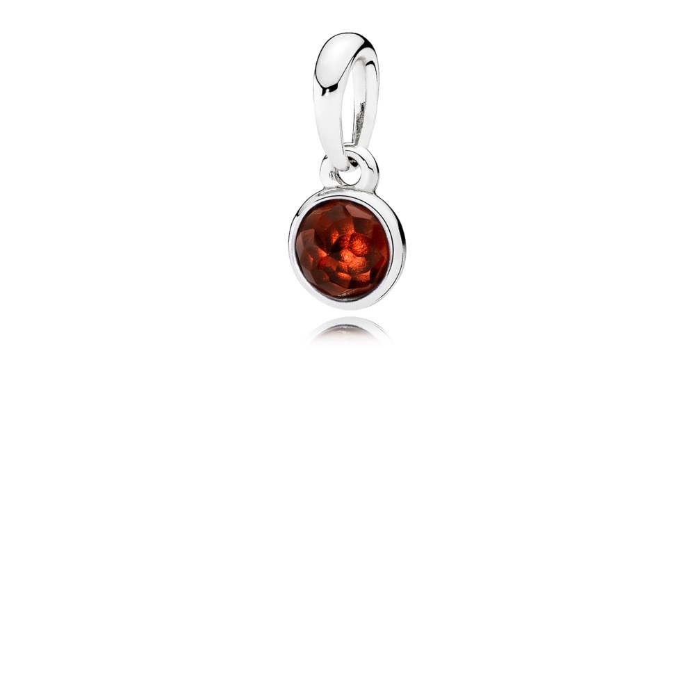 PANDORA January Droplet Pendant - 390396Gr