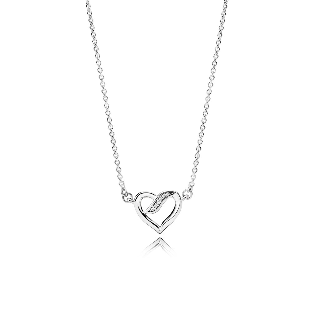 PANDORA Ribbon Of Love Necklace - 590535CZ-45