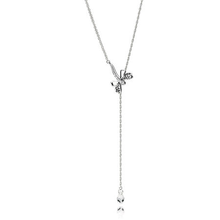 Pandora Zilveren Dromerige Dragonfly Ketting 397104CZ-65