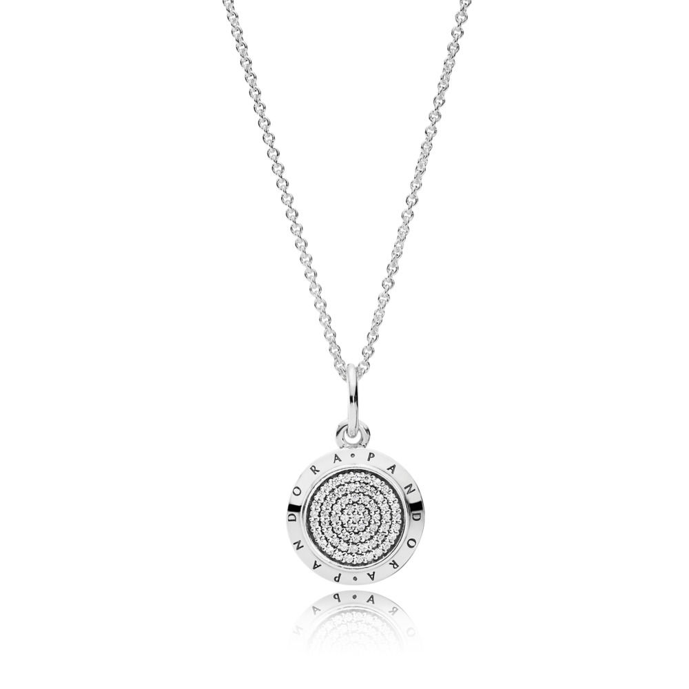 Pandora Zilveren Handtekening Ketting 390375CZ-70