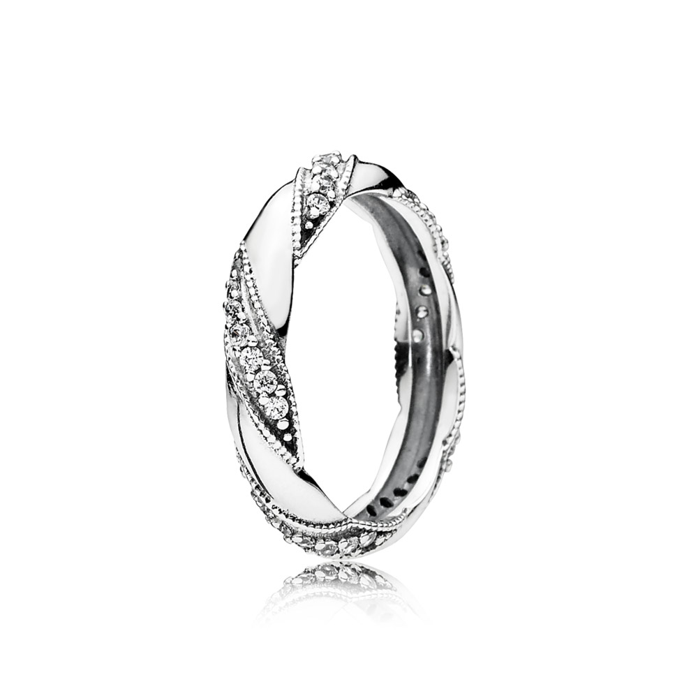 PANDORA Ribbon Of Love Ring - 190981CZ