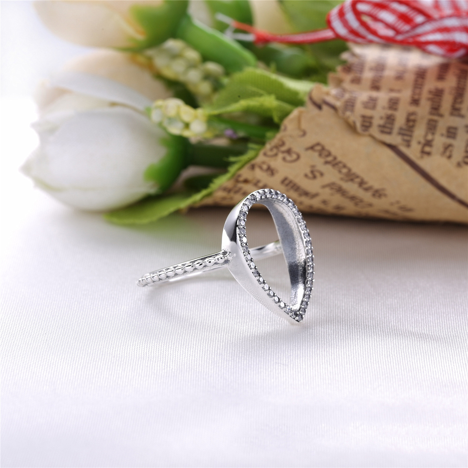 PANDORA Ring Druppel Silhouette 196253CZ