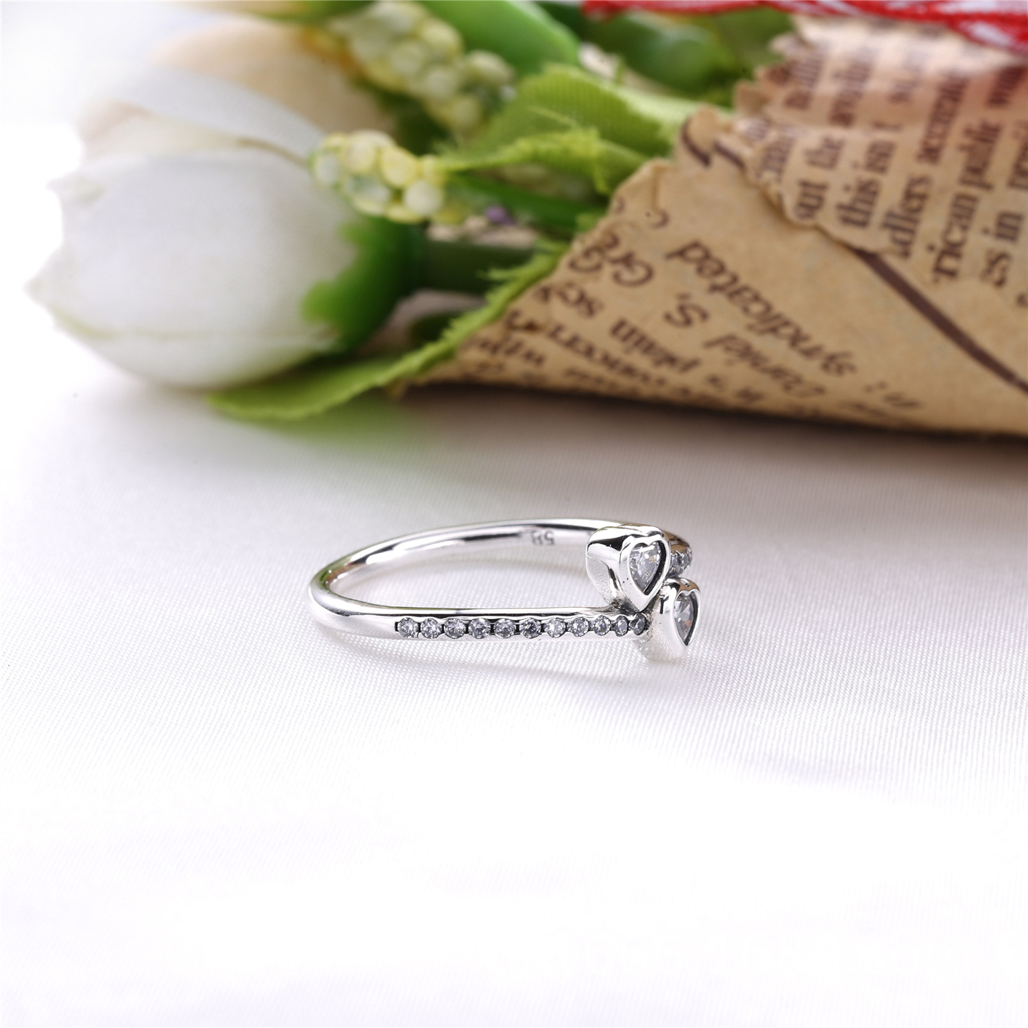 Ring Forever Hearts 191023CZ